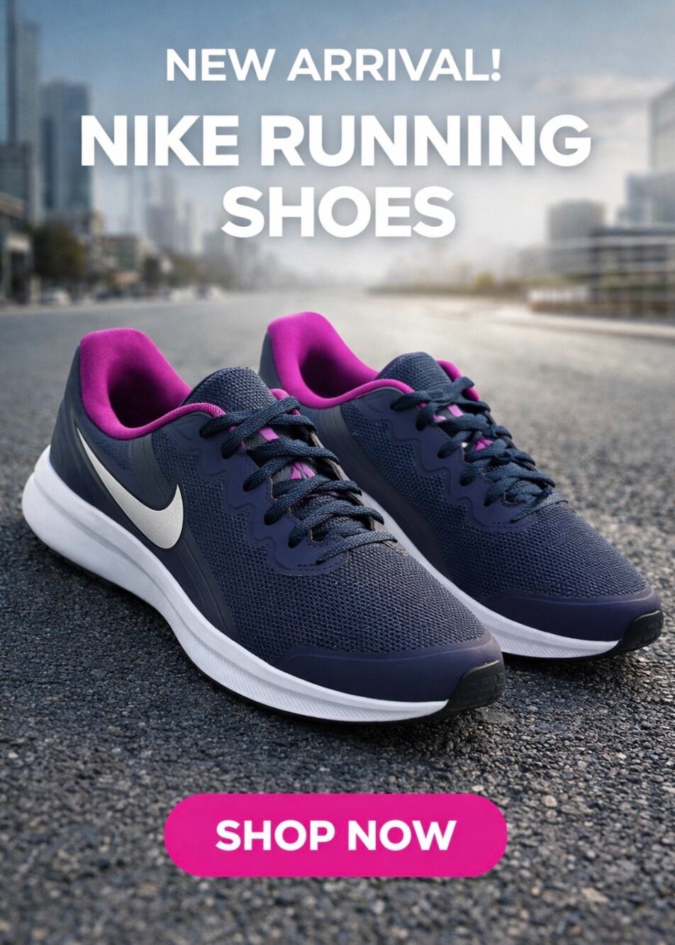 Nike Star Runner Kids DA2776-404 Navy Blue Purple Lace Up Size 7Y